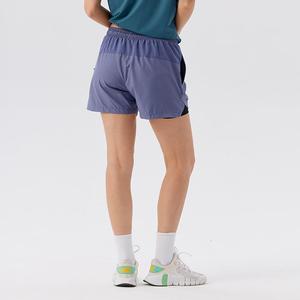 Women's Quick Dry Running Shorts Loose Fit Outdoor Fitness Yoga Wear Dark Green Blue Khaki Gray Black - Product Image 3