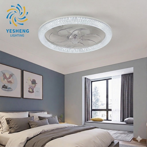 Fournisseur de ventilateurs de plafond LED modernes avec télécommande, moteur DC silencieux, ventilateurs à profil bas pour intérieur et extérieur, vente en gros - Product Image 1