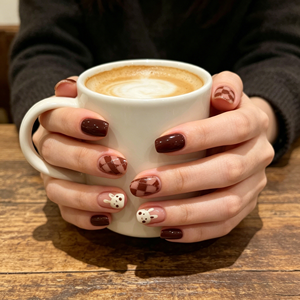 Uñas Postizas Cuadradas Personalizables de 24 Piezas <span class=keywords><strong>con</strong></span> Pegamento, Material PMMA Reutilizable, Diseño de <span class=keywords><strong>Manicura</strong></span> <span class=keywords><strong>Francesa</strong></span> de Cobertura Completa para Uso en Dedos - Product Image 5