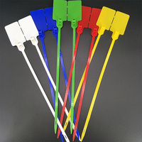 Sceaux de sécurité en plastique anti-effraction, attaches à câble, étiquettes de sécurité, grandes étiquettes d'expédition, attaches suspendues