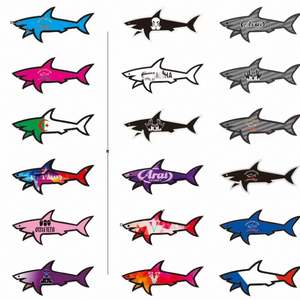 Pegatinas de PVC Impermeables con Impresión UV de Dibujos Animados de Paul Et Shark, Decoraciones Navideñas, Gran Venta 2026 - Product Image 1