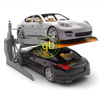 Smart qb Double Stacker Two Post 2500kg Tilting Lift Vertical Parking Lift