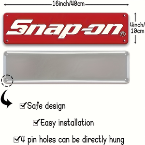Letrero Metálico Vintage para Garaje de Autos, Mobil 1, NGK, Goodyear, Snap-on, Decoración Retro para Pared - Product Image 4