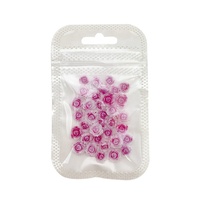 Paso Sico 50 pièces/sac Résine de haute qualité Fleurs de rose 3D simulées Printemps Tailles mixtes Couleurs vintage Camélia Accessoires pour ongles