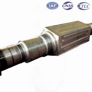 Arbres de broyeur à marteaux en alliage forgé de grande taille, fabriqués en usine, pour le concassage de pierres, le traitement des minerais, la construction, à moteur centralisé - Product Image 1