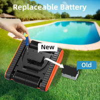 Aspirateur d'aspiration de mur de Robot de nettoyage automatique de piscine de haute qualité pour des accessoires efficaces d'outils de nettoyage de piscine