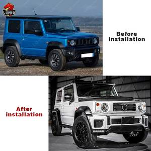 Kit de Carrocería para Suzuki <span class=keywords><strong>Jimny</strong></span>, Mejora al Estilo LB Wide Body, Parachoques Delantero, Parachoques Trasero, Cejas de Rueda, Capó - Product Image 2