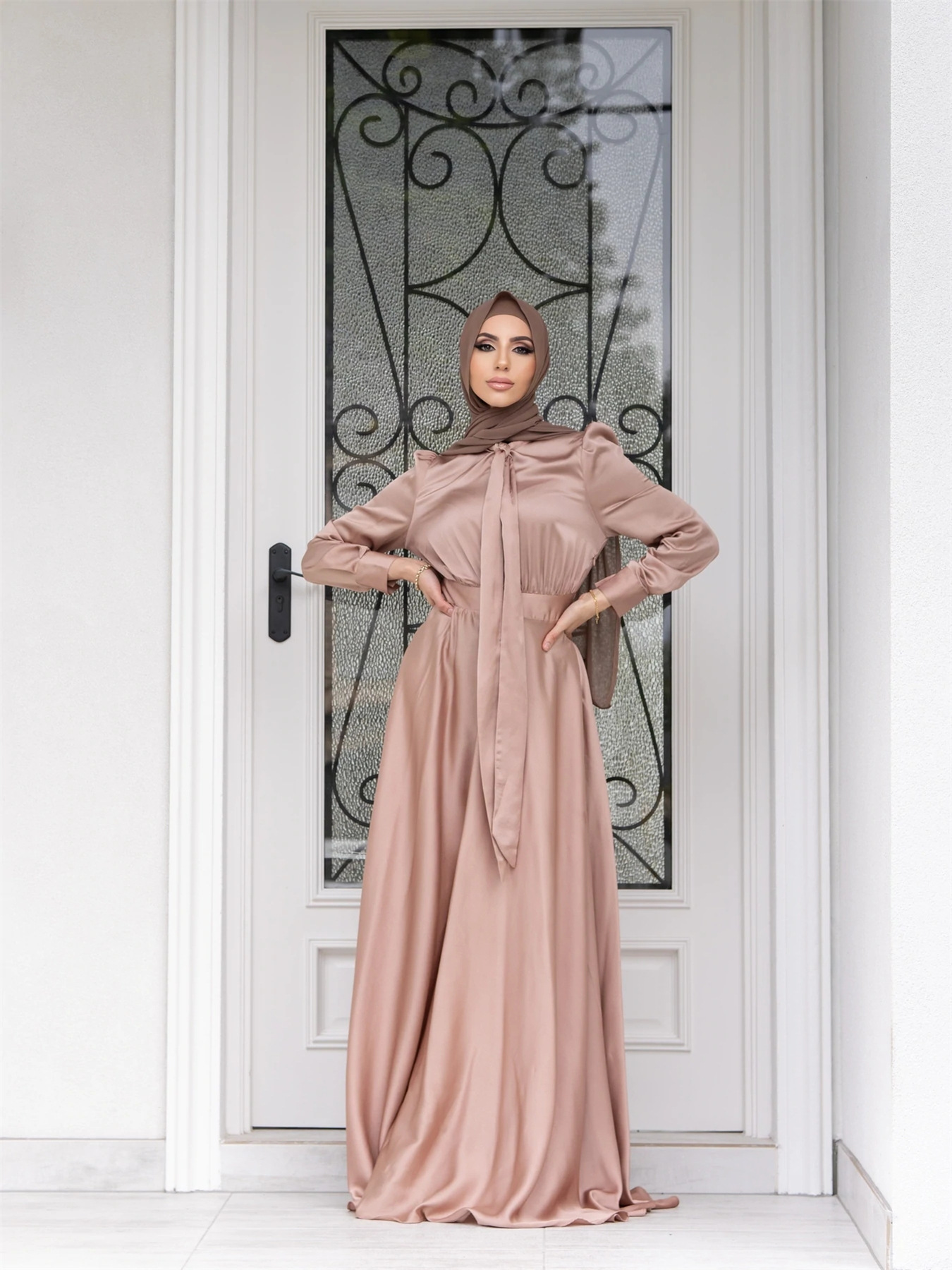 green emerald velvet dress Islamic Fashion Dresses Middle Eastern Ethnic Kaftan Button Printed Muslim  Abaya Long Dresses Dubai Long Sleeve Turkey African Caftan Arab Jilbab Dress  Arabian Costume for Women Blue at Amazon Women's Clothing store