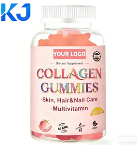 Complément alimentaire pour la santé des cheveux au collagène et à la biotine, gommes vitaminées pour adultes, OEM, usage exclusif pour adultes - Product Image 1