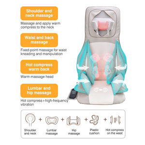 Masajeador Eléctrico Shiatsu para Alivio del Dolor, Multifuncional, para Masaje de Cintura, Hombros, Cuello, Almohada de Masaje con Calor, Terapia de Calor, Masajeador de Espalda - Product Image 6