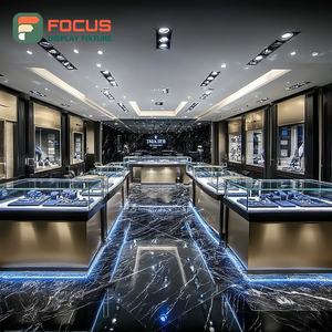 Fabricant de présentoirs de bijoux modernes sur mesure, comptoir de bijouterie en bois pour centre commercial, armoire à bijoux - Product Image 4