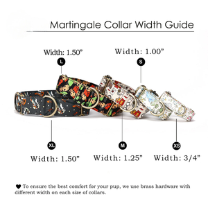 Collier Martingale pour <span class=keywords><strong>chien</strong></span> avec clip frontal, ensemble collier et laisse personnalisé, collier et laisse réglables pour chiens de petite, moyenne et grande taille - Product Image 5