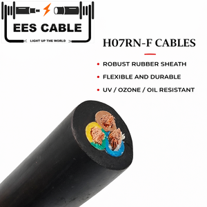 Cable de Goma VDE de 3 Núcleos H07RN-F, Cable H05RN-F H07RN-F SJTOW SEOOW SJEOOW 3G25mm2 H07RNF para <span class=keywords><strong>Europa</strong></span> y Alemania - Product Image 1