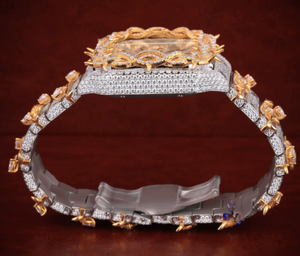 Nouvelle montre de luxe personnalisée 2026 en moissanite avec cadran serti de diamants, mouvement mécanique et style hip-hop glacé - Product Image 5