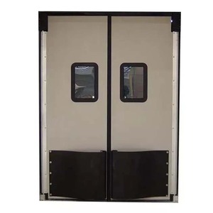 <span class=keywords><strong>Porte</strong></span> battante industrielle double en acier inoxydable 304 résistante aux chocs pour entrepôt - Product Image 2