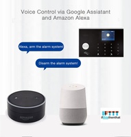 Système d'alarme de sécurité intelligent Tuya pour la maison, kit sans fil WIFI/GSM 433 MHz, 100 capteurs, 3 zones filaires, antivol, multilingue, bandes GSM