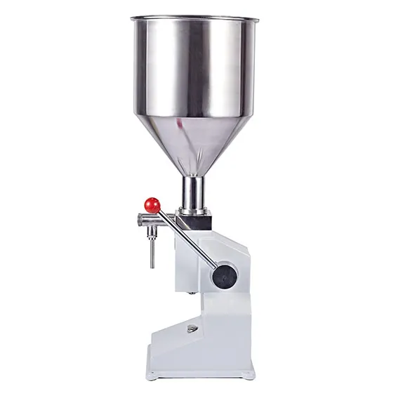A03 manual Manual de la máquina de llenado de esmalte de uñas champú máquina de llenado 5 ~ 50ml para crema champú líquido cosmético pasta de llenado de aceite