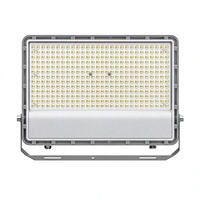 Projecteur LED extérieur 200W, faisceau large 120 degrés, étanche IP66, lumière d'inondation 2700K 4000K 7000K, haute luminosité CRI 80, aluminium, sport