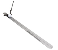 Règle de trajectoire de putter de golf portable et légère en alliage d'aluminium pour entraînement, accessoires de golf