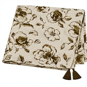 Pañuelo Largo de Verano para Mujer, Ligero, Estampado Floral, con Borlas, Suave y Elegante, Accesorio de Moda, Diseño Personalizado al por Mayor - Product Image 4