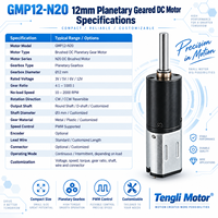 Motor Geared Seri GA12 N20 Grosir 12mm 2000 RPM Gearbox Logam Output Poros D untuk Mainan Printer 3D DIY