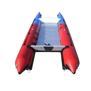 Catamaman inflable de lujo, fabricante OEM de 6 personas, CE