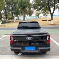 Couverture de benne tri-pliante encastrée étanche et verrouillable pour Ford F150 2019-2026, 5,5 pieds