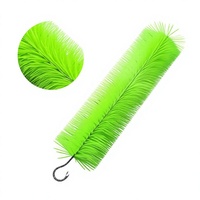 Brosse filtrante de nettoyage à poils haute densité en PET/PP/PBT/PA pour la filtration des bassins à carpes koï et des bassins à poissons, de 30 cm à 200 cm