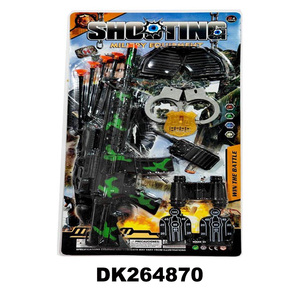 DC moins cher <span class=keywords><strong>pistolet</strong></span> à balles molles <span class=keywords><strong>pistolet</strong></span> à aiguilles <span class=keywords><strong>Police</strong></span> ensemble garçon jouets Blister carte Pack mitrailleuses - Product Image 4