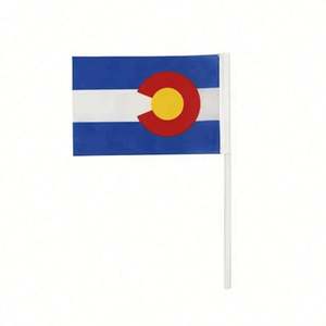 Mini Banderas Publicitarias con Logotipo, Banderas Mexicana y Canadiense para Deportes, Banderas Personalizadas para Todos los Países - Product Image 1