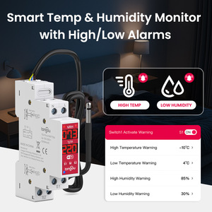 Tuya WiFi Smart <b>Timer</b> Switch with Remote Control, Monitoring & Built-in Temperature/Humidity Sensor M280 - Product Image 2