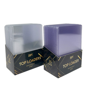 Buste Protettive Trasparenti in PVC 35PT Anti-Graffio Spesse Top Loader Fresche e Naturali per Carte Pokémon, Yu-Gi-Oh e Sportive - Product Image 1