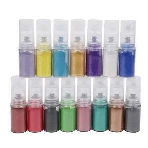 Spray de pó para bolos com garrafa, spray de pó com glitter e glitter para bolos, produto comestível de qualidade alimentar, prateado e dourado, multicolorido, ideal para artesanato em bolos