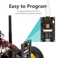 KUONGSHUN STEM - Kit de Robot Educativo con Cámara Visual, ESP32, WIFI, Control por Aplicación, 2WD, Kit de Robótica para Codificación DIY, Compatible con Arduino