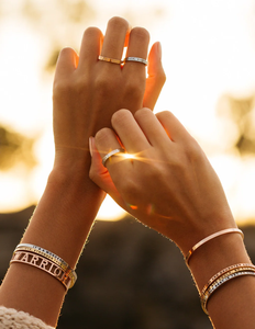 Inspireerende sieraden roestvrijstalen mode armband 'Ze geloofde dat ze het kon', dus deed ze het ook', verguld, verstelbaar, unisex - Product Image 2