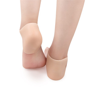 Protectores de talón de gel de silicona para fascitis Plantar, insertos para <span class=keywords><strong>el</strong></span> <span class=keywords><strong>dolor</strong></span> de talón hidratante - Product Image 4
