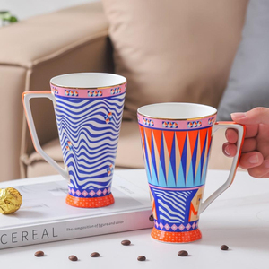 European Style Light Luxury <b>Bone</b> <b>China</b> 520ml Coffee & <b>Tea</b> Cup Gift Box <b>Set</b> with Durable Design for Party & Cafe Use - Product Image 5