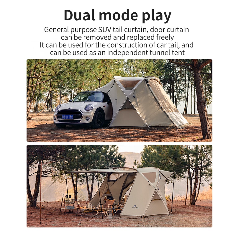 Naturehike Cloud Wild Car Side Tent | Rainproof UPF 50+ Car Awning