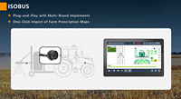 Sistem Navigasi Sawah Hemat Biaya Vectoragr 818 HD818 RTK Presisi Tinggi untuk Traktor