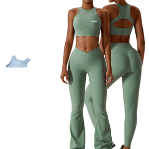 Top Deportivo Clásico de Tirantes Cruzados para Mujer, Talla XL, Sin Costuras, Transpirable, para Gimnasio, Yoga, Ejercicio, Verano - Product Image 1