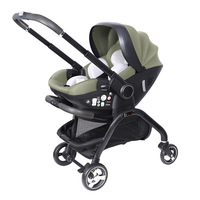 Kidilo Système de Voyage 3-en-1 Poussette Siège Auto Nouveau-né Pliable Deux Voies pour Bébés, Vente en Gros Transfrontalière