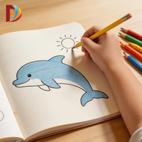 Services de conception et d'impression personnalisés pour livre de coloriage d'histoires pour enfants avec impression offset sur papier d'art et carton