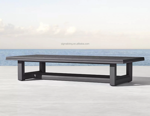 Ensemble de canapés de luxe personnalisables ensemble de meubles modernes ensemble de terrasse en fonte d'aluminium ensemble de canapés sectionnels de patio designs - Product Image 6