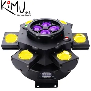 ไฟดิสโก้ LED สำหรับเวที150W ไฟเคลื่อนที่ได้สำหรับ DJ 6แขน