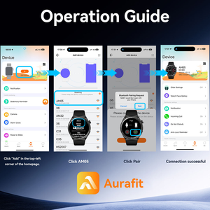 สมาร์ทวอทช์หน้าจอ AMOLED วัดอัตราการเต้นของหัวใจ รองรับการโทรผ่านบลูทูธ ขนาด 1.43 นิ้ว นาฬิกาข้อมือสำหรับทุกเพศ สมาร์ทวอทช์ที่ดีที่สุดในราคาต่ำกว่า 100 ดอลลาร์ - Product Image 5