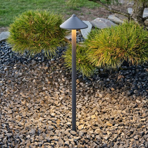Lámpara Solar para Camino de Jardín, IP54 Impermeable, Forma de Cono, Iluminación Exterior para Césped y Patio - Product Image 4