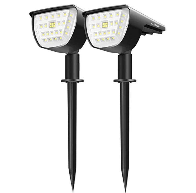Светодиодная лампа на солнечной энергии, для сада солнечного света прожекторы 2-в-1 IP65 водонепроницаемый яркий 3 режима на солнечных батареях напольный газон свет