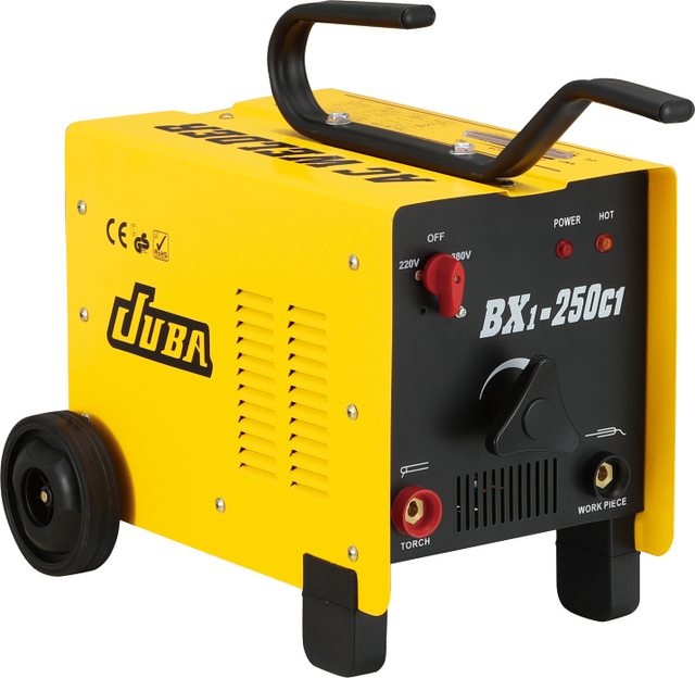 JUBA New Portable BX1-250C1 110,230/400V 90-250A 10%Duty Cycle 14.2kVA AC ARC WELDER for Small Work Pieces