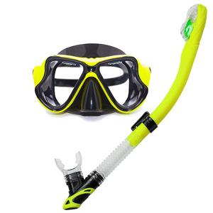 Máscara de snorkel y juego de snorkel seco de silicona, duradero, unisex, para natación y buceo - Product Image 3