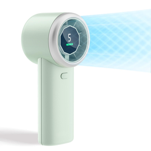 2026 Newest Portable 100 Steps High Speed Type-c Rechargeable Mini <b>Handheld</b> Cooling <b>Fan</b> - Product Image 1